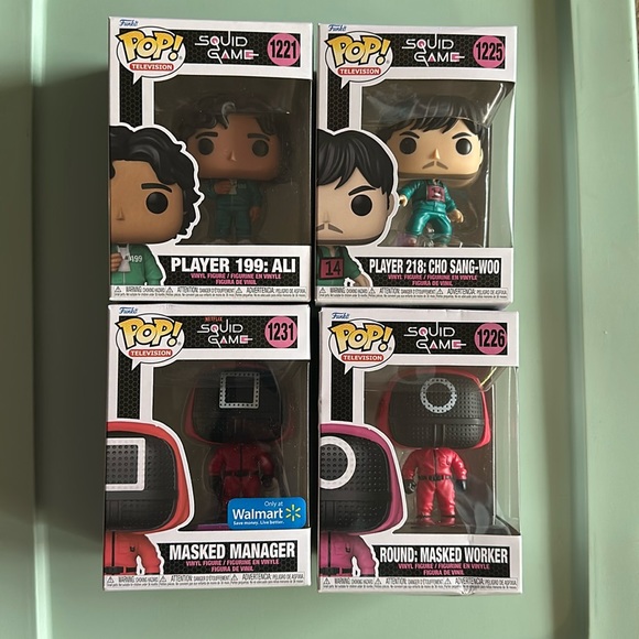Funko Other Squid Game Funko Pop 4 Pack Poshmark
